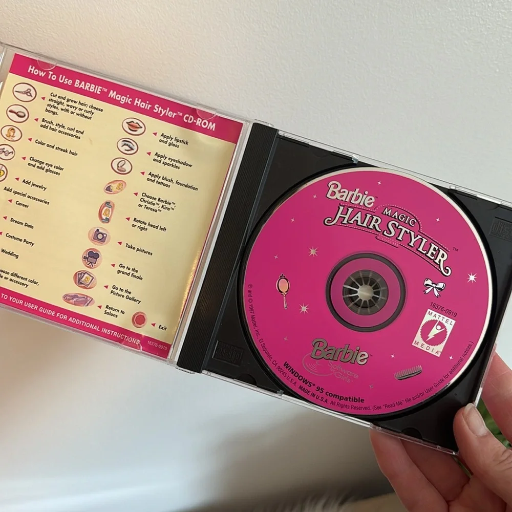 2 Barbie CD-ROM Games 🎀💻